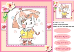 Ellie Keeping Dry