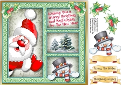 Santa and Snowman