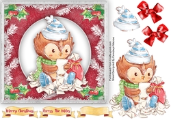 Owls Christmas Mail