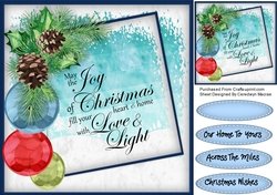 Christmas Baubles and Quote 1