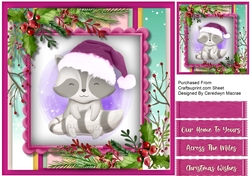 Cute Badgers Christmas Hat