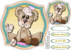 Cute Baseball Bear 4
