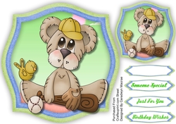 Cute Baseball Bear 5