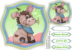 Cute Dilly Donkey