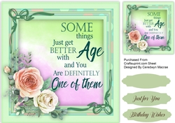 Beautiful Roses and Birthday Quote 4