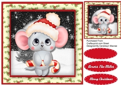 Gorgeous Little Mouse and Candy Cane