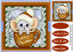 Cute Mouse in a Cup  2