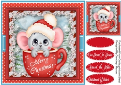 Cute Mouse in a Cup 5
