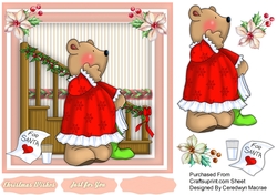 Bear Hanging the Stocking