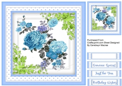 Beautiful Blue Sherbert Roses