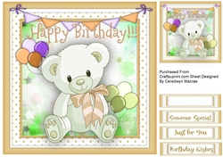 Birthday Bear , Buff