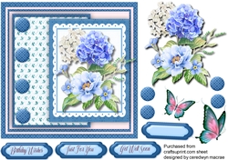 Bouque of Blue Roses