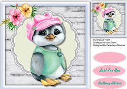 Penguin in a Pink Hat