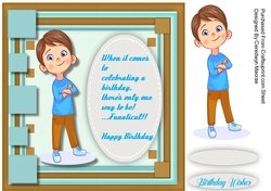 Strike a Pose Birthday Boy ,