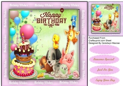 Animal Birthday Party