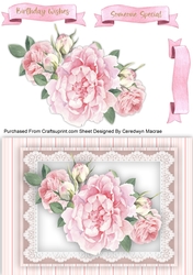 A5 , Gorgeous Pink Roses