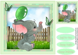 Ellies Green Balloon
