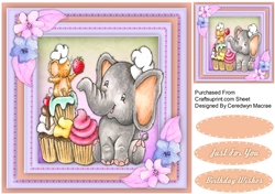 Ellies Strawberry Cupcake