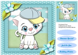 Cute Sporty Kitty Cat