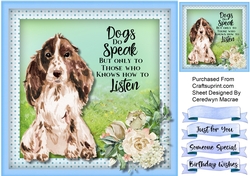 A Mans Best Friend ,4 Spaniel
