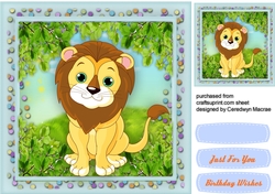 Cute BIrthday Lion
