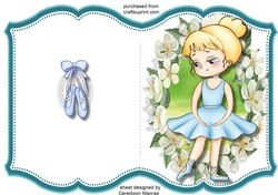Print and Fold, Dancing Ballerina 4