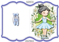 Print and Fold, Dancing Ballerina  6