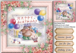 Hedgehogs Happy Birthday