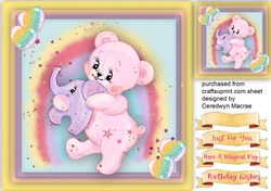 Pink Bear with Ellie