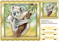 Mom and Baby Koala