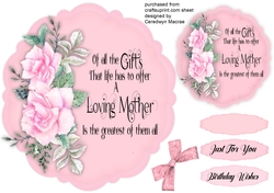 Beautiful Roses and Mothers Quote