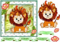 Cute Safari Lion