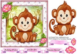 Cute Safari Monkey