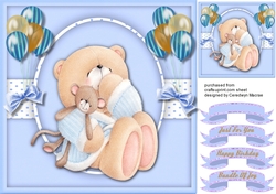 Baby Ted in Blue