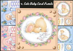 4, Cute Baby Card Fronts