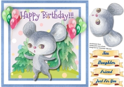 Dancing Birthday Mouse
