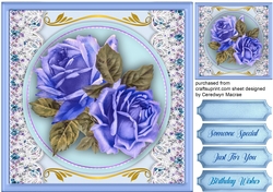 Beautiful  Blue Desire Roses 
