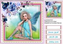 Beautiful Fairy and Flower 1