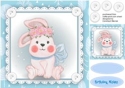 Rabbits Blue Blow