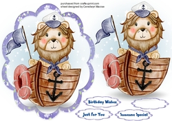 Lion In a Boat