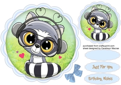 lovely Music Raccoon