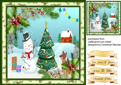 Snowmans Christmas Tree 
