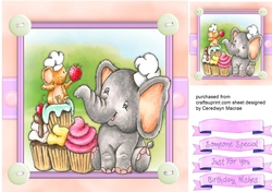 Ellies Strawberry Cupcake