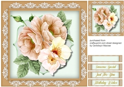 Beautiful Cream Briaer Roses