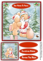 Teddies Christmas Kisses