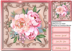 Gorgeous Pink Peony Roses 