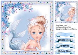 Gorgeous Blue Mermaid