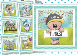 6, Animals Card Fronts