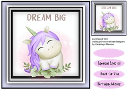  Unicorn Dream Big