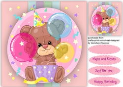 Teddys Birthday Balloons ,
